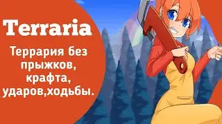 Прохождение Terraria без прыжков, крафта, ударов,ходьбы.speedrun спидран Террарии 2021 первая часть