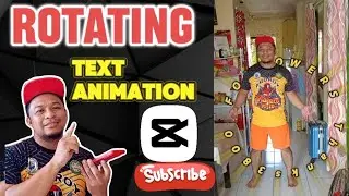 Rotating Text Animation | Capcut Mobile Tutorial