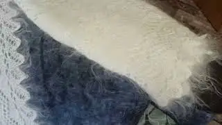 Обзор белых пуховых палантинов ажурной вязки +79030300712