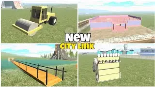 🤪Dj Truck + Road roller + New city link Indian bike driving 3d