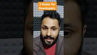 Developers shorts - 3 Rules for Developers #shorts #developer #programming