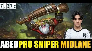 🤯ABED [SNIPER] MID 7.37C - DOTA 2 HIGHEST MMR MATCH #dota2   #dota2gameplay #abed