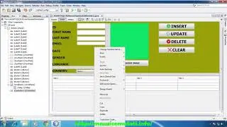 11. JAVA And MySQL (CRUD) Project - GUI - How To Add JComboBox On JFrame Form