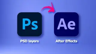 How to import Photoshop layers to After Effects