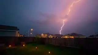 Intense Heatwave Thunderstorm over Austin Texas June 2023