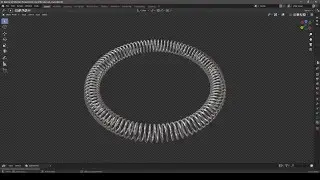 How to model a circular spiral (coil) using Blender in 4min