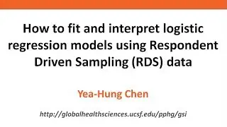 BSS Data Analysis - Logistic regression models using RDS data