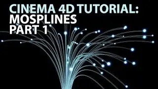 Cinema4D Tutorial: MoSplines Part 1 (Beginner)