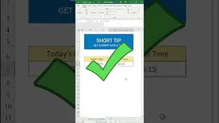 Excel Tips: How to Quickly Insert Current Date and Time | Excel Tutorial 