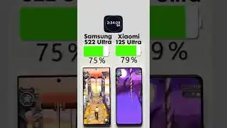 Samsung Galaxy S22 Ultra vs. Xiaomi 12S Ultra Battery Test🔋Subscribe for more 👍🏼