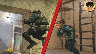 ЛАЙФХАК С БРОСКОМ ГРАНАТЫ ОТ ЛЕСТНИЦЫ (CS:GO)