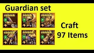 Guardian set - craft 97 items- Raid Shadow Legends