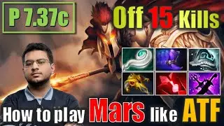 The best ATF Marc Off Lane 15 Kills #dota2 #gameplay4k #patch737c