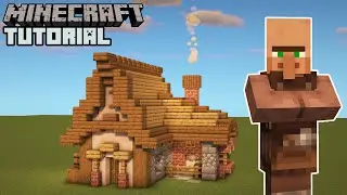 Minecraft - Toolsmith's House Tutorial (Villager Houses)