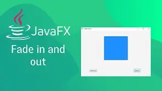 JavaFX and Scene Builder - Fade Transition in and out