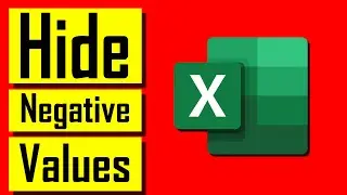 How To Hide Negative Numbers In Excel With Conditional Formatting
