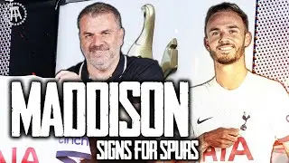 JAMES MADDISON SIGNS FOR TOTTENHAM HOTSPUR! EXPRESSIONS REACTS