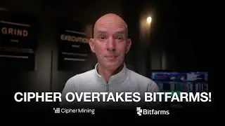 Bitcoin Rollercoaster Today! Cipher Overtakes Bitfarms In BTC Production! July Production Updates!