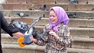 🕊Лия, Любовь и голуби! Храм Успения Пресвятой Богородицы. Смоленск. 