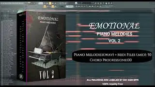 Royalty FREE EMOTIONAL /50 Emotional Piano Melodies(with Midi Files)And 100 Chord Progressions