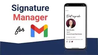 Signature Manager for Gmail Product Tour