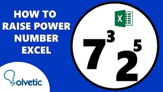 How to CALCULATE RAISE to POWER in EXCEL ✔️ 1 MIN