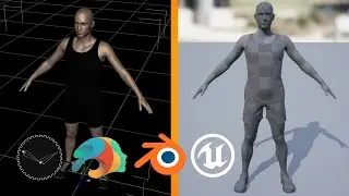 Daz3D to Unreal Engine 5 using Magic Bone Tools - Blender Addon