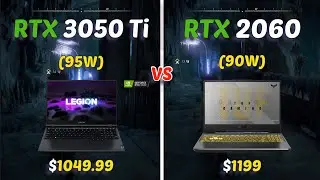 RTX 3050 Ti Laptop vs RTX 2060 laptop | 8 Games Test