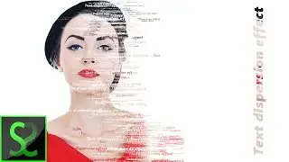 Photoshop Text Dispersion Effect | Photoshop tutorial