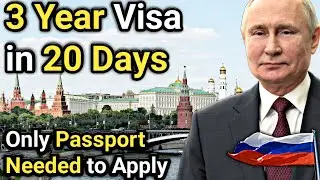 RUSSIA BIGGEST FREE VISA OFFER !! | How to get Russia FREE VISA TRC in 20 Days | Russia