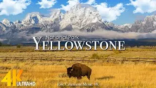 Yellowstone 4K Drone Nature Film, Stunning Footage, Scenic Relaxation Film with Epic Cinematic Music