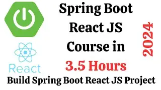 Spring Boot React JS Full-Stack Project | Spring Boot React Crash Course [2024] 🔥🔥🔥