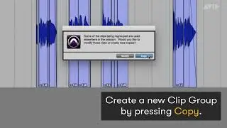 Pro Tools Tech Tips — Clip Groups