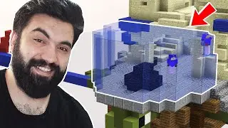 OBSİ ÜSTÜNE CAM DEFANSI YAPTIK! Minecraft: BED WARS