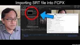 Importing SRT Caption file into FCPX