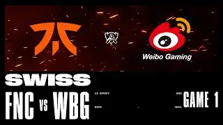 FNC vs. WBG - Game 1 | Swiss Stage | 2023 Worlds | Fnatic vs Weibo Gaming (2023)