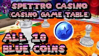 All Blue Coins in Casino Game Table | Super Mario Eclipse