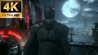 Batman Arkham Knight- The Batman 2022 Suit Free Roam Gameplay (4K 60FPS)