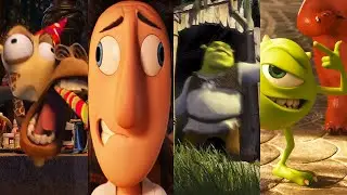 1 Second from 45 Animated Movies