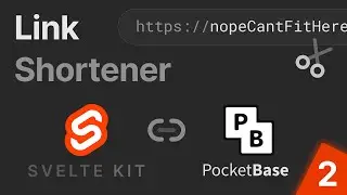 Link Shortener Project with Svelte Kit and PocketBase #2 - Complete user authentication