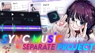 How to Sync Music with Separate Project while Editing? || Alight Motion 🎶