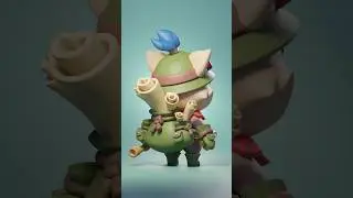 Detail is the key to the art of stylized character modeling!🗝️ #blender3d #blender #speedmodeling