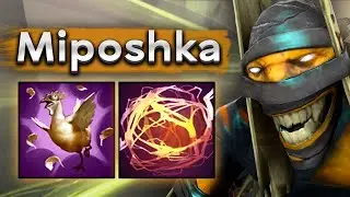 Мипошка на Шадоу Шамане ловит по всей карте! - Miposhka Shadow Shaman 7.35 DOTA 2