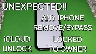 Unexpected iCloud Unlock iPhone 6/7/8/X/11/12/13/14/15 Activation Locked to Owner Remove/Bypass✔️