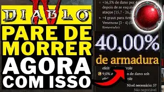 DIABLO 4 - COMO PARAR DE MORRER!!!!! ISSO VAI AUMENTAR MUITO SUA SOBREVIVENCIA!!!