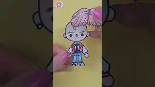 Seungmin Toca Boca Drawing #straykids #paperdiy