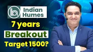 7 Years Breakout Soon | Indian Hume Pipes Share Target 1500 ? @realscalpervipul  #indianhumespipes