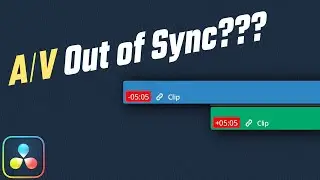 Do THESE 4 Things When Video and Audio are Out of Sync in DaVinci Resolve | A/V Offset Tutorial