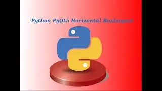 Python PyQt5 Horizontal Box-layout (QHBoxLayout)