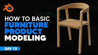 30 days modeling Tutorial | How to make basic Furniture Modeling | blender modeling tutorial 13